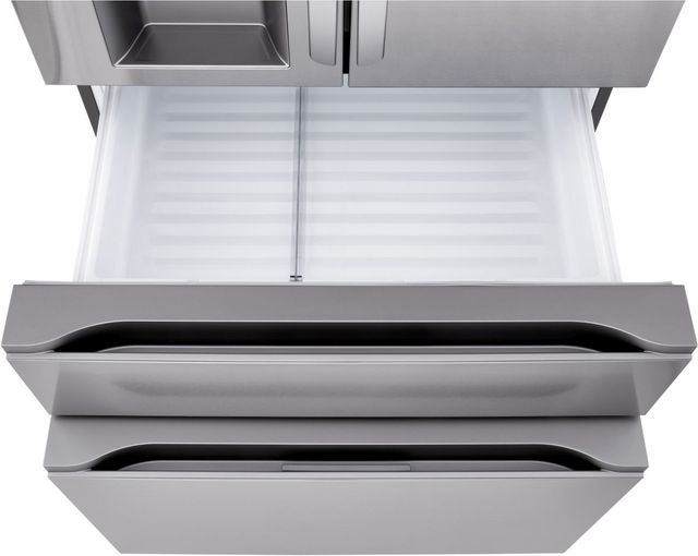 LG 36 in. 24.5 Cu. Ft. Printproof™ Stainless Steel Counter Depth French Door Refrigerator-3