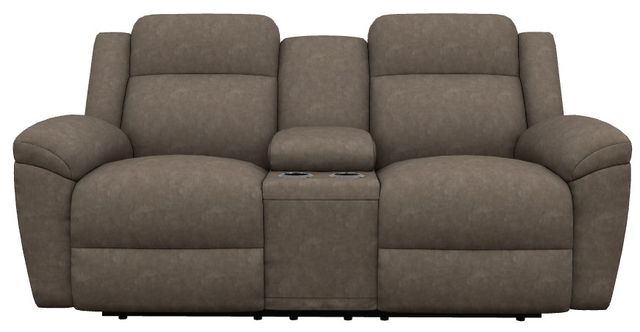 La-Z-Boy® Joel Mink Power Reclining Loveseat with Console and Headrest-1