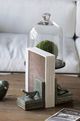 A & B Home Antique Blue/Gray L-Shaped Bookends-1