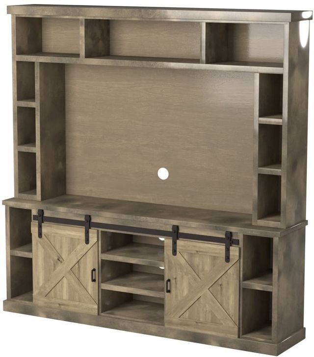 Legends Home Farmhouse Barnwood Entertainment Center-0