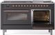Ilve® Nostalgie II Series 60" Graphite Matte Pro Style Dual Fuel Range-3