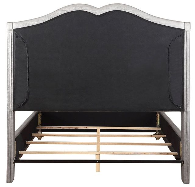 Coaster® Belmont Metallic Platinum King Upholstered Bed-2
