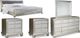 Signature Design by Ashley® Coralayne 5-Piece Silver Queen Sleigh Bed Set-0