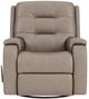 Flexsteel® Customizable Arlo Leather Manual Swivel Glider Recliner-2