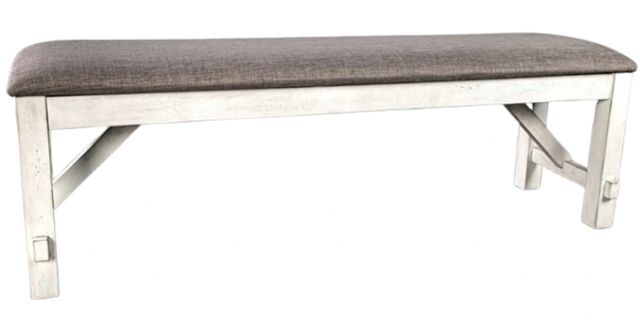 Bernards Homestead Gray Dining Bench-0
