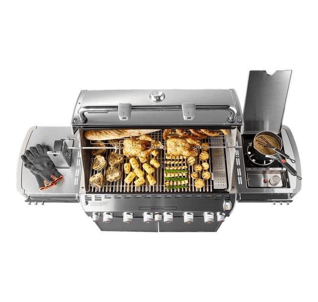 Weber® S-670™ 6-Burner Stainless Steel Freestanding Liquid Propane Gas Grill-4