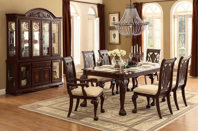 Homelegance® Norwich Dark Cherry Dining Table-3