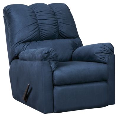 Signature Design by Ashley® Darcy 3-Piece Blue Living Room Set with Reclining Sofa-2