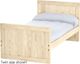 Crate Designs™ Furniture Unfinished King Panel Bed-0