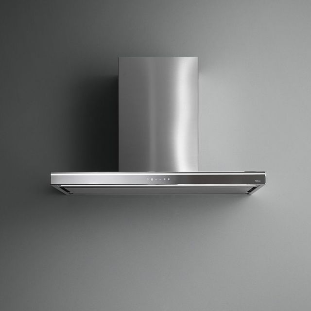 Falmec Silence-NRS Collection 36" Scotch Brite Stainless Steel Island Range Hood-1