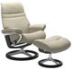 Stressless® by Ekornes® Customizable Sunrise Large Manual Recliner and Ottoman with Signature Base-0