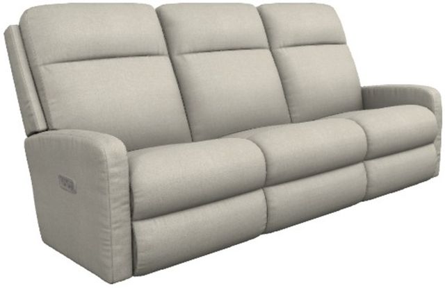 La-Z-Boy® Finley Dove Power Wall Reclining Sofa with Headrest and Lumbar-0