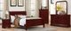 American Wholesale Furniture Louis Philippe Martini Cherry Twin Sleigh Bed-1