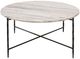 Crestview Collection Cassian Gray Cocktail Table with Black Base-0