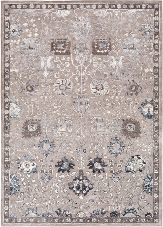 Surya Katmandu Light Gray 5'x7' Area Rug-0