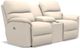 La-Z-Boy® Brooks Natural Power Reclining Loveseat with Headrest and Console-1