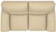La-Z-Boy® Reese Sand Reclining Loveseat-4