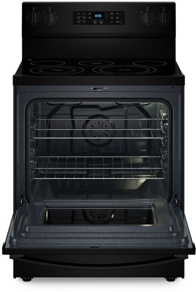 Whirlpool® 30" Black Freestanding Electric Range -1
