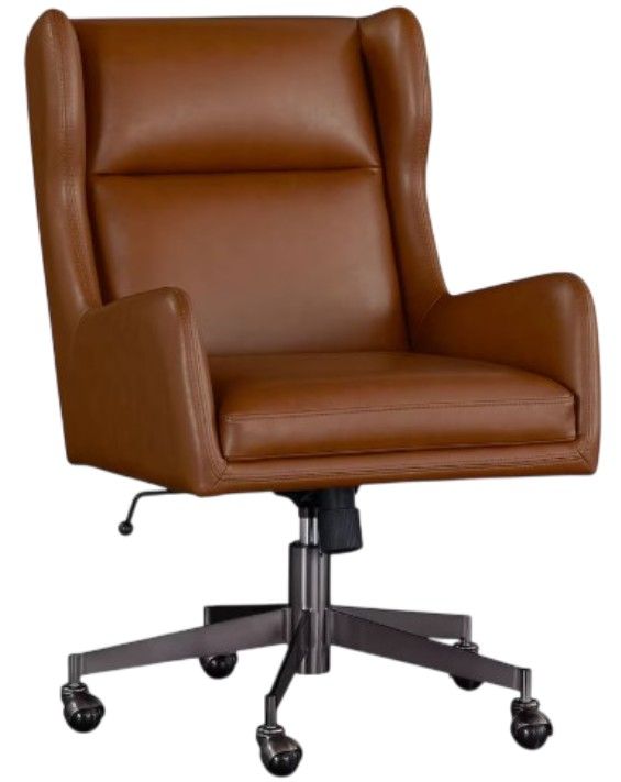 Bassett® Furniture HomeWork Lincoln Saddle Office Chair-0