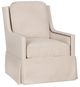 Fairfield® Customizable Kelly Skirted Swivel Chair with Maple Frame-0