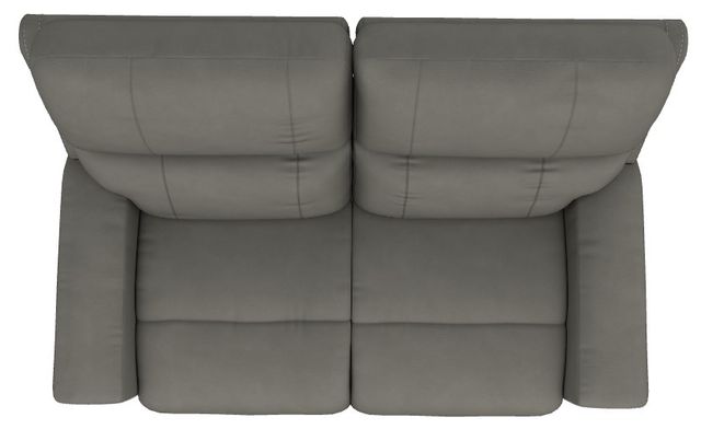 La-Z-Boy® Apollo Blue Grey Leather Power Reclining Loveseat with Headrest and Lumbar-4