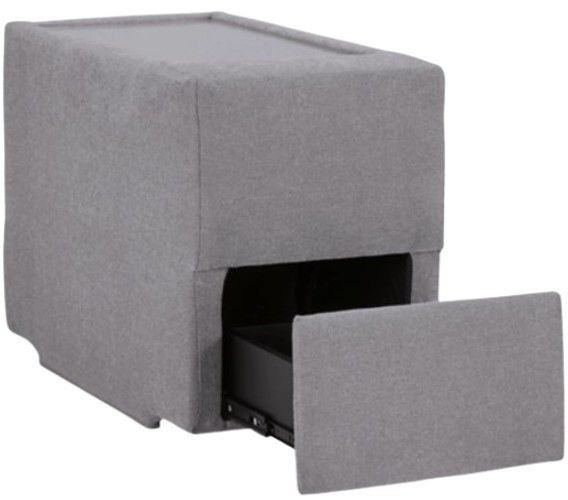 Signature Design by Ashley® Modmax 4-Piece Granite Left-Arm Facing Sectional with Chaise and Storage Console-4