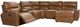 La-Z-Boy® Maddox Camel Reclining Sectional with Custom Layout Options-3