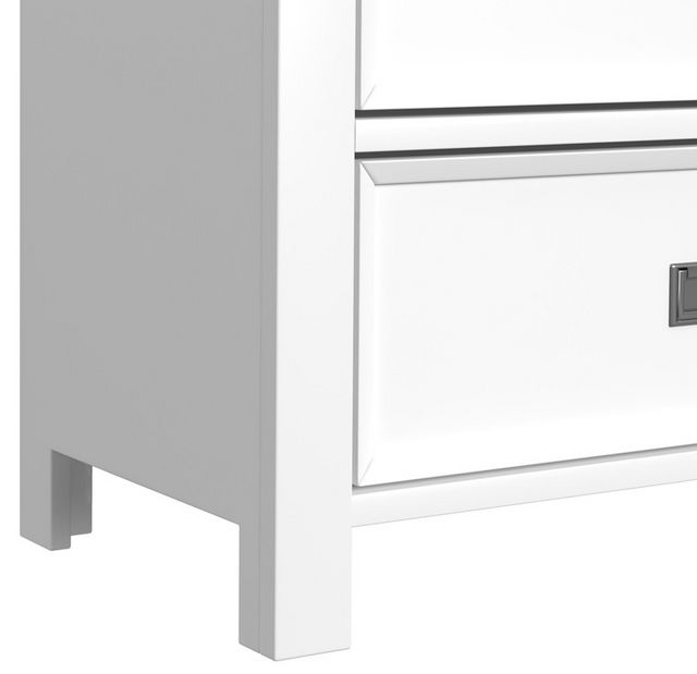 Elements International Hampton Kids White Chest -3