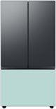 Samsung Bespoke 18" Matte Black Steel French Door Refrigerator Top Panel-5