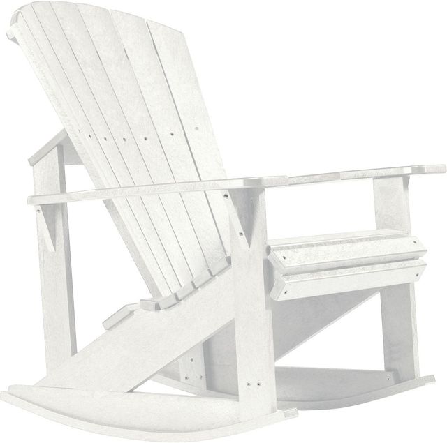 C.R. Plastic Generation Line White Addy Rocker-0