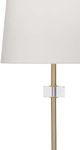 Bassett Mirror Hampton Clear/Gold Table Lamp-1