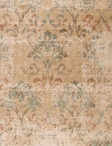 KAS Rugs Heritage Champagne Damask 5'x8' Rug-1