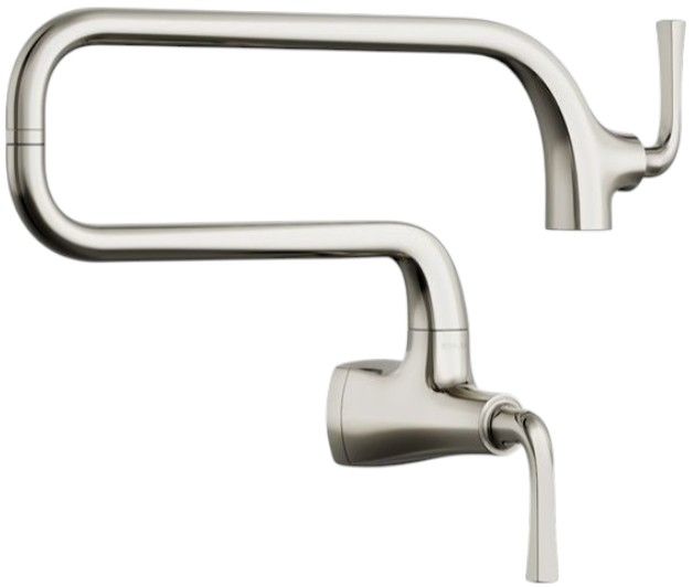 KOHLER® Graze® Vibrant Polished Nickel Wall-Mount Pot Filler-0