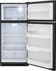 Frigidaire Gallery® 18.0 Cu. Ft. Ebony Black Top Freezer Refrigerator-1