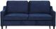 Homelegance® Adelia Navy Convertible Studio Sofa with Pull-Out Bed-2