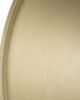 A & B Home Gold Round Side Table with White Base-3