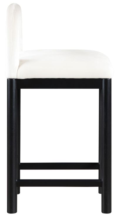 Meridian Furniture Conrad Black/Cream Counter Stool-3
