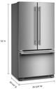 KitchenAid® 36" 21.9 Cu. Ft PrintShield® Stainless Steel Counter Depth French Door Refrigerator with Internal Water Dispenser-1