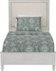 Standard Furniture Sarah White Full Upholstered Panel Youth Bed-1