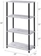 ACME Furniture Nypho Antique White/Black Bookshelf-3