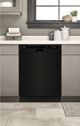 Whirlpool® 24" Black Front Control Built In Dishwasher-3