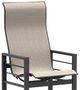Homecrest™ Outdoor Living Customizable Sutton Aluminum/Fabric Outdoor Sling High Back Dining Chair-1