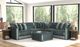 Jackson Furniture Remington 6-Piece Pine L-Shape Sectional with Ottoman-2