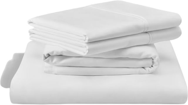 Tempur-Pedic® TEMPUR-Classic White Cotton Queen Sheet Set