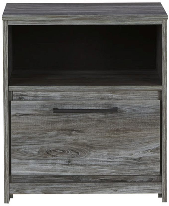 Signature Design by Ashley Baystorm Gray Nightstand - Thumbnail 2