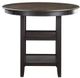 Mazin Furniture Asher Antique Black Counter Height Dining Table-1