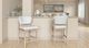 Nest Home Collections Hayder Himalaya Ivory/Natural Counter Stool-1