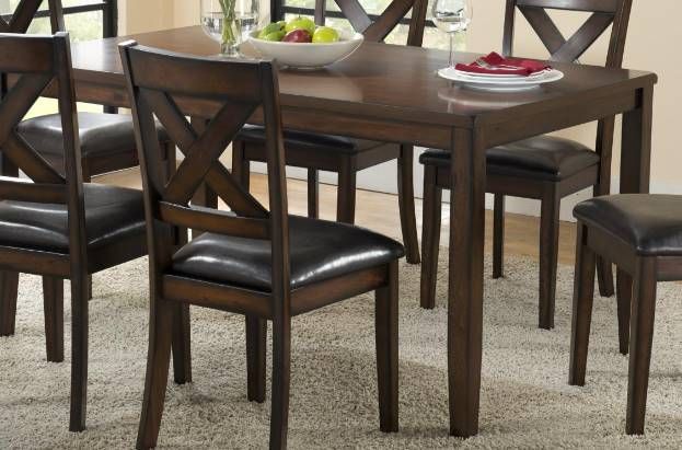 Urban Styles Furniture Palm Springs 7-Piece Cappuccino Dining Set-1