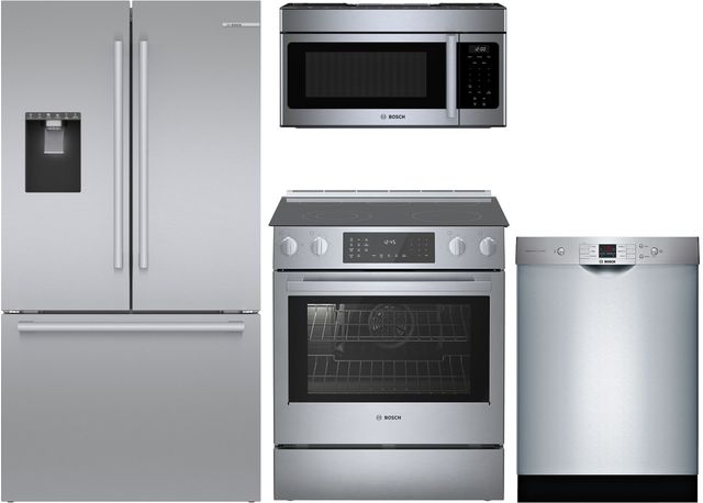 Bosch 4 Piece Stainless Steel Kitchen Package-0