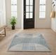 Nourison Home™ Astra Machine Washable Blue 5'x7' Area Rug-1